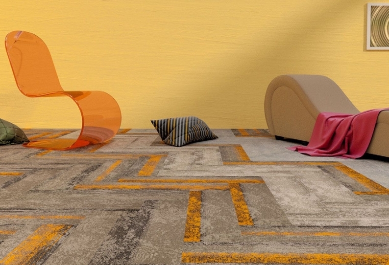 Spiral Carpet Planks Tiles