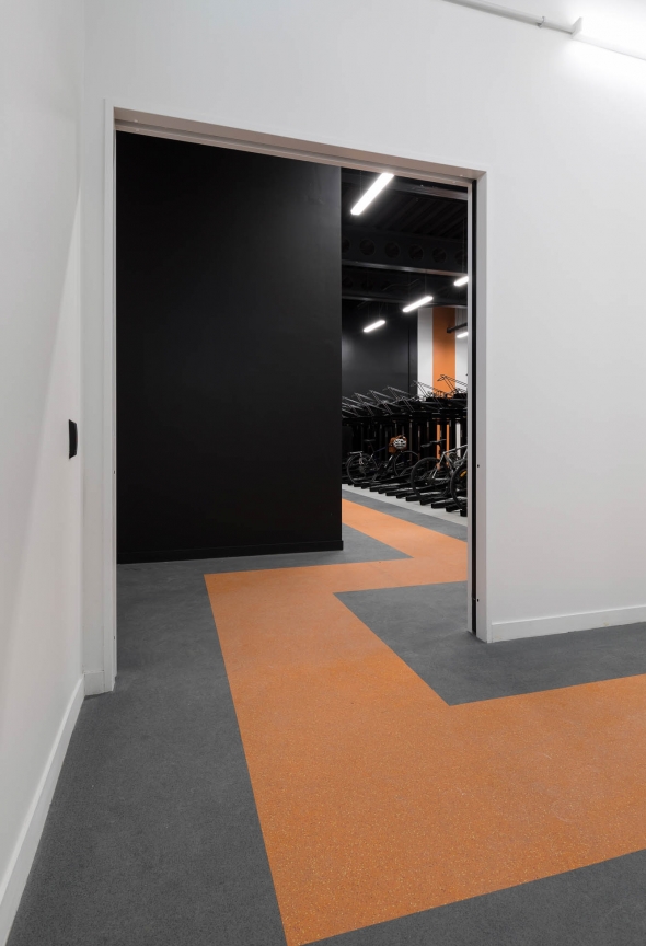 End of Trip Facility | PwC Tower Rubber Flooring 5
