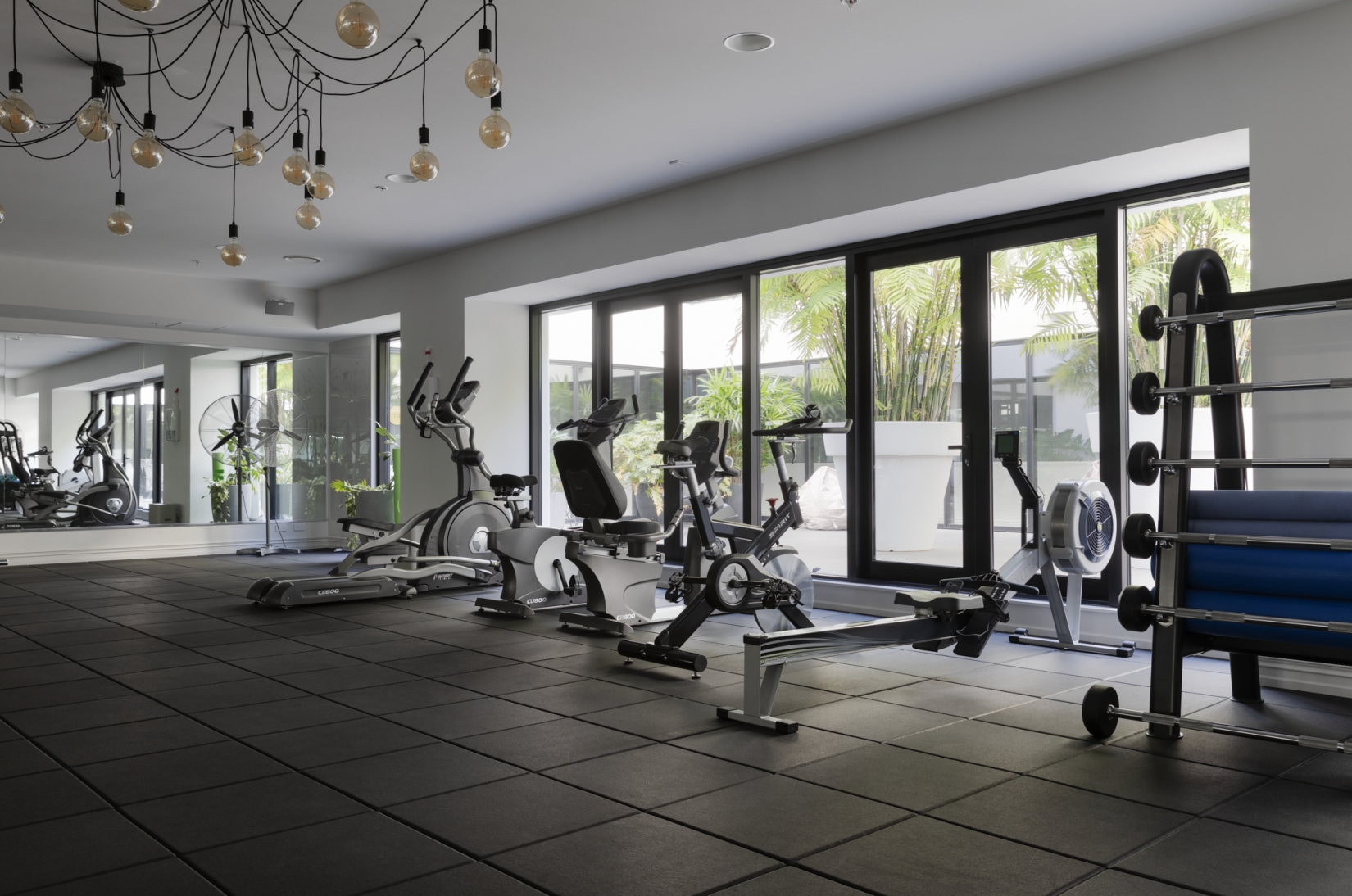 High Impact Gym Tile Apartments Hotels