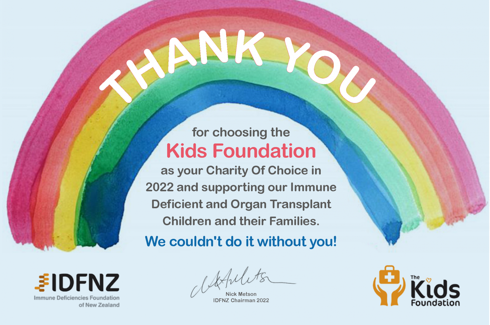 IDFNZ / Kids Foundation