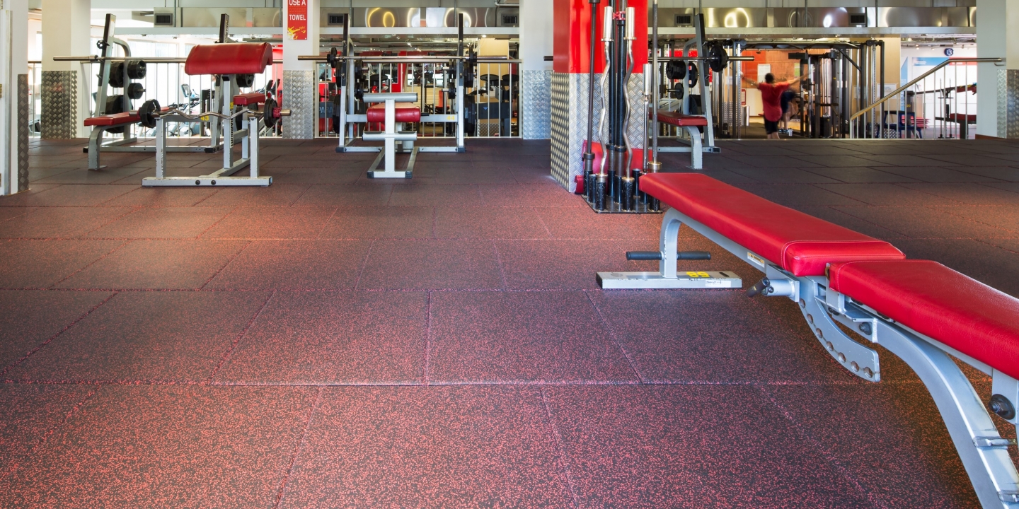 Les Mills Gym Rubber Flooring Tiles